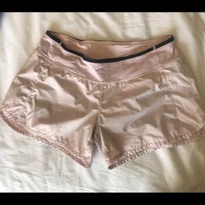 Lululemon athletica pink blush speed shorts